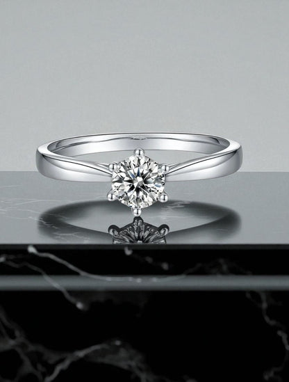 Classic Round Solitaire Ring 0.5ct