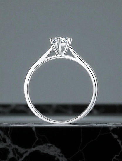 Classic Round Solitaire Ring 0.5ct